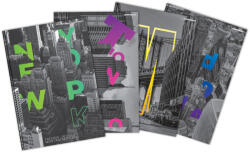  Butikkönyv City A4/96 lap, kockás (H400169505)