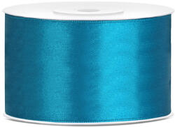  Szatén Szalag 3, 8 cm Széles 25 méter Türkiz (TS38083)