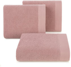  Riso rizs szerkezetű pamut törölköző Púder rózsaszín 30x50 cm (428892)