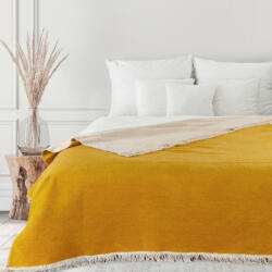  Pamut-akril kétoldalas takaró Mézsárga 150x200 cm (436350)