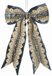  Masni karácsonyfadísz Kék/pezsgő 45x32x3 cm (429189)