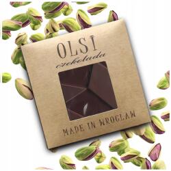 OlsiFood Étcsokoládé 64% pisztácia töltelékkel 50g
