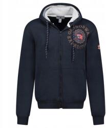 Geographical Norway Férfi polár sportos Geo Norway meleg pamut outdoor pulóver (WZ3025H/GN-Navy)