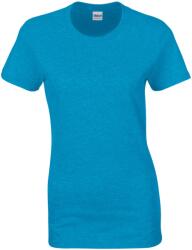 Gildan Női Heather Heavy póló 3XL kék|szürke