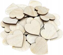  Szív Fa Szívek Rétegelt Lemez Dekoráció Decoupage Dekoráció 3 CM (SM368464)