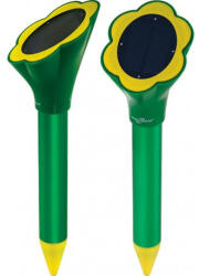  Virágformájú napelemes, ultrahangos üregi rágcsálóriasztó 2db/cs