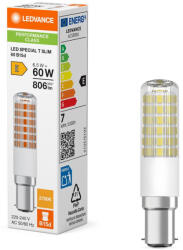 OSRAM LED izzó B15d 6.5W = 60W 806lm 2700K Meleg 320° Ledvance (4099854267123)