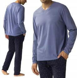 Atlantic NMP-374 férfi hosszú ujjú pizsama 100% Pamut M (NMP-374 NAVY)