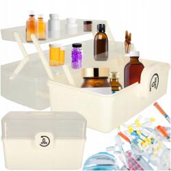  Gyógyszertartó doboz elsősegély doboz nagy XL-es cipzáras doboz (KX4767_1)