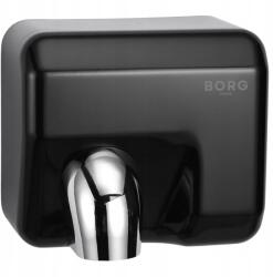 BORG Hygiene Acél Kézszárító 2500W Borg Flowmaster Fekete, mozgatható fúvókával (001836)
