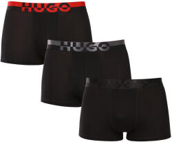HUGO 3PACK boxeri bărbați HUGO negri (50545667 002) L (183460)