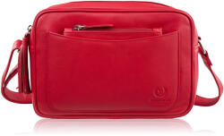 Paolo Peruzzi női bőr válltáska | piros