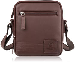 Paolo Peruzzi férfi bőr válltáska | barna - top-brands - 18 818 Ft