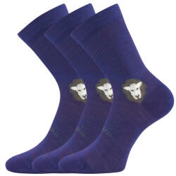 VoXX 3PACK Șosete pentru copii Voxx din lana merinos violet (Barefootik merino-purple) 25/29 (183522)