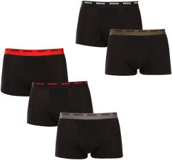 HUGO 5PACK boxeri bărbați HUGO negri (50532619 003) XXL (183461)
