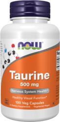 NOW NOW Taurine (Таурин) 500 мг, 100 растителни капсули