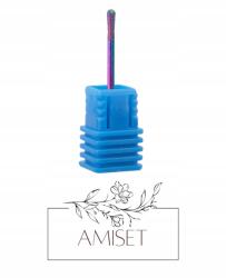 Allepaznokcie Gyémánt Körömbőr Maró Hibrid Gél Akril Unicorn Körte Nr30 (frez do paznokci diamentowy gruszka rainbow)