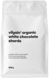 Vilgain Bio csokoládédarabok - 40% fehércsokoládé 200 g