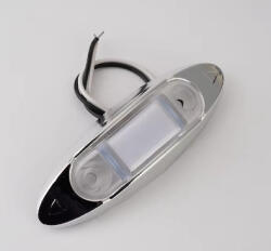 AUTOLIFE 25132 4 LED-es szélesséjelző, helyzetjelző - fehér - 12-24V (0270-W) - autolife