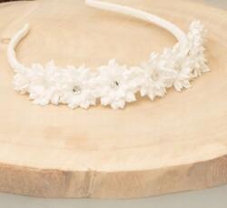 Celebrita Fehér, elsőáldozási hajpánt 039