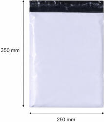  Futártasak, futár zacskó 250x350 mm szürke (1 darab)