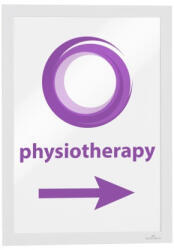 Durable Infókeret A4, XXL csomag, 10 db/doboz, Durable Duraframe® fehér (488202) - iroszer24