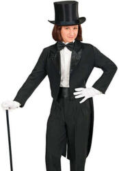Widmann Fekete frakk jelmez - 158 méret (MOL-96858)