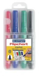 Centropen Set marker pentru flipchart, 4 culori/set, CENTROPEN 8550 (CE855000)