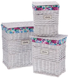 AdTrend Set 3 cosuri rufe Jiaume 32 x 20, 5 x 39, 5, 39 x 28 x 44, 5, 46 x 34, 5 x 56 cm (112916)