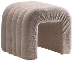 AdTrend Taburet textil crem buclat 44 x 35 x 38 cm (112365)