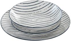 Item international Порцеланов сервиз за хранене stripes blue, 18 части (1969)