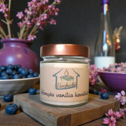  Áfonyás vanília kavalkád - illatgyertya - 165 gramm