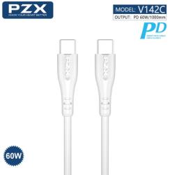 PZX V142C USB-C Gyorstöltő és Adatkábel - 60W, 1 m