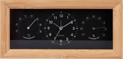 Karlsson Ceas deșteptător Neat Bamboo, dreptunghiular, negru (KA5925BK)