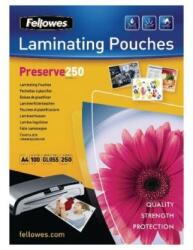 Fellowes Lamináló fólia, A4, 250 mikron, fényes, 100 db/doboz, Fellowes® (5401802) - tonerpiac