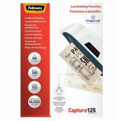 Fellowes Lamináló fólia, A4, 125 micron, fényes, 100 db/doboz, Fellowes® (5307407) - tonerpiac