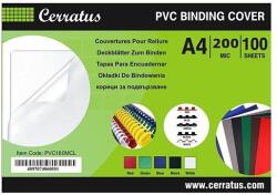 CERRATUS Elõlap CERRATUS A/4 200 micron átlátszó piros - tonerpiac