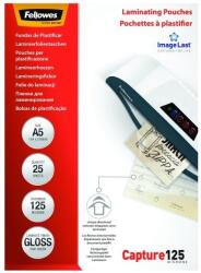 Fellowes Lamináló fólia FELLOWES A/5 125 mikron fényes 25/csom (5396101) - tonerpiac