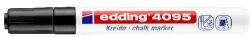 edding Folyékony kréta EDDING 4095 vágott 2-3 mm fekete (7580140009) - tonerpiac
