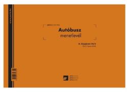  Autóbusz menetlevél A4, 50x2lapos fekvõ D. GEPJ. 42 (D.GEPJ.42) - tonerpiac