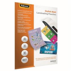 Fellowes Lamináló fólia, A3, 80 mikron, matt, Admire Stylish 25 db/doboz, Fellowes® (5602201) - tonerpiac