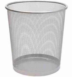Bluering Fémhálós papírkosár 20 liter 29, 5x33cm, nagy Bluering® ezüst (PAPIRKFEMHNSZ)