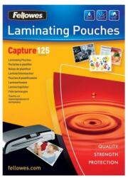 Fellowes Lamináló fólia, 54x86mm, 125 mikron, fényes, 100 db/doboz, Fellowes® (5306302) - tonerpiac