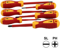 Commel Szigetelt Csavarhúzó készlet 6db-os mágneses 1000v (370-251)