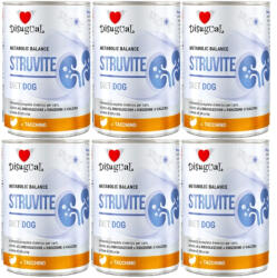 Disugual Disugual nedves eledel kutyáknak - Állatorvosi STRUVITE, pulyka (felnőtt) 6x400 g