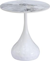 TEMPO KONDELA EBREL fehér márvány/acél