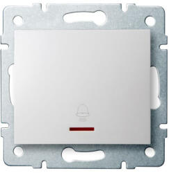 Kanlux LOGI 02-1080-102 feh Jelzőf. csengő ny. kapcsoló 25075