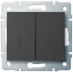 Kanlux LOGI 02-1060-141 gr Dupla alternatív kapcsoló 25251
