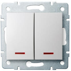 Kanlux LOGI 02-1120-102 feh Jelzőfényes csillárkapcsoló 25079