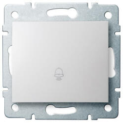 Kanlux LOGI 02-1030-102 feh Csengő nyomókapcsoló 25071